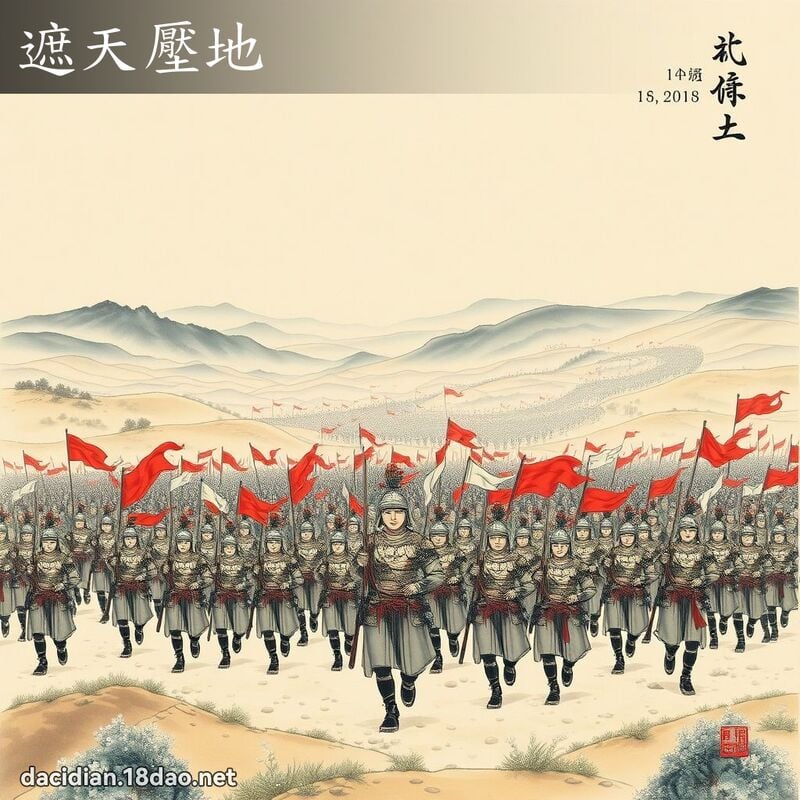 遮天壓地 配图