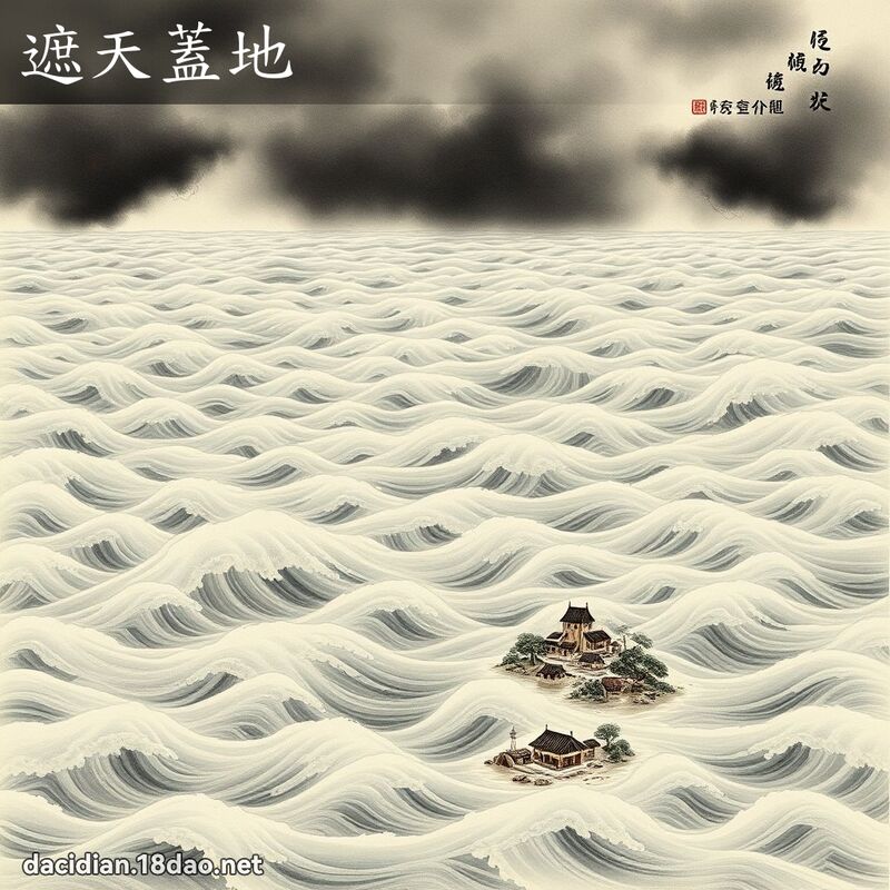 遮天蓋地 配图