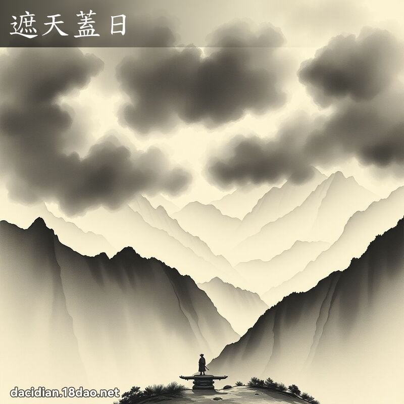 遮天蓋日 配图