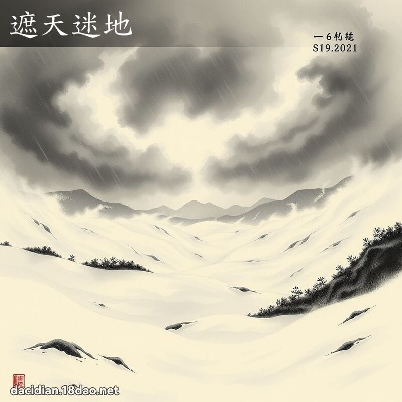 遮天迷地 配图