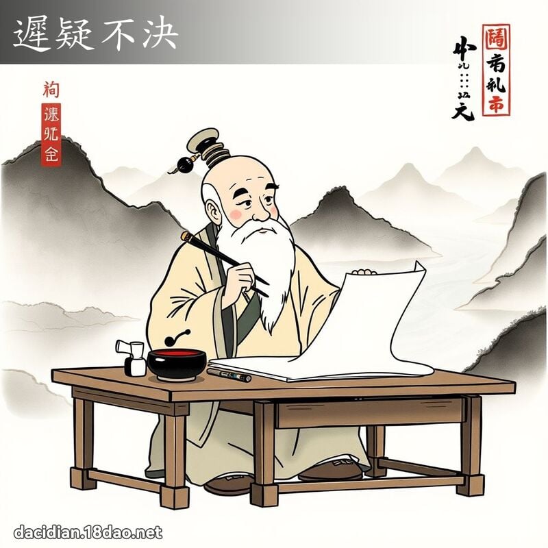 遲疑不決 配图