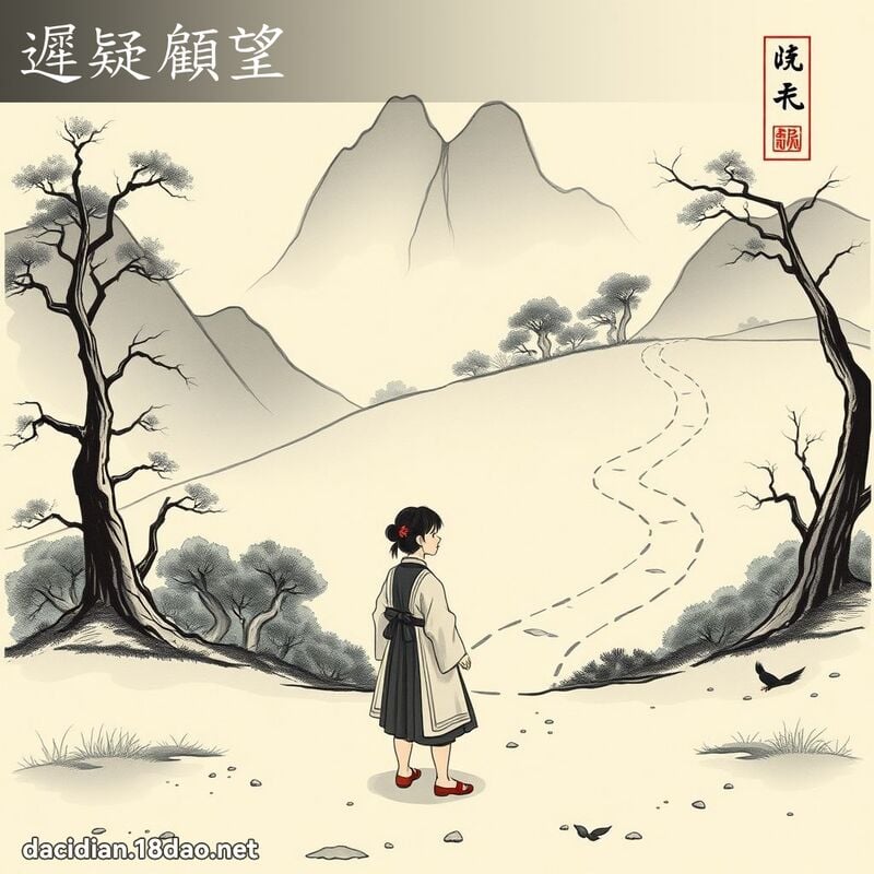 遲疑顧望 配图