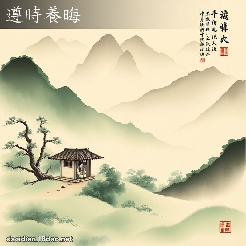 遵時養晦 配图