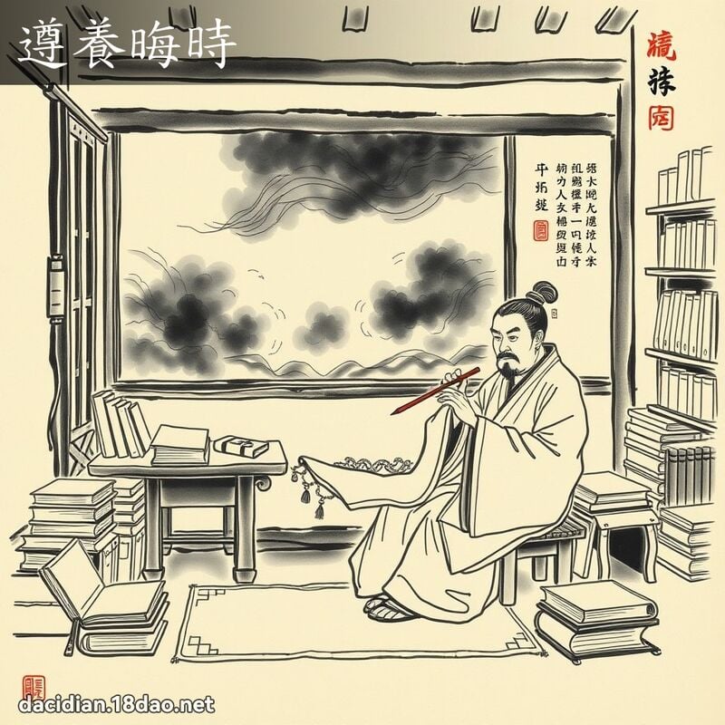 遵養晦時 配图