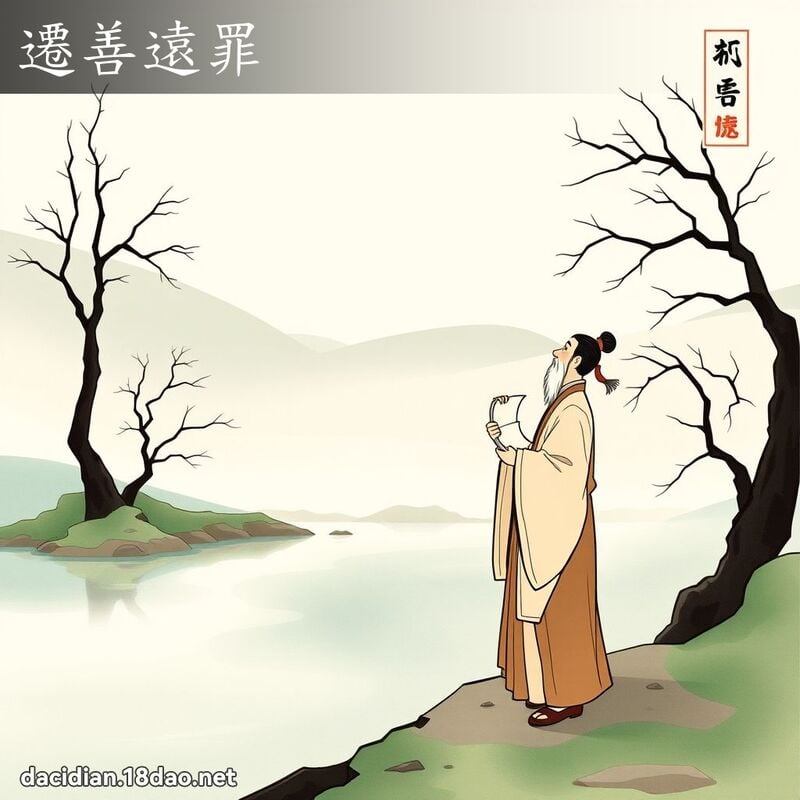 遷善遠罪 配图