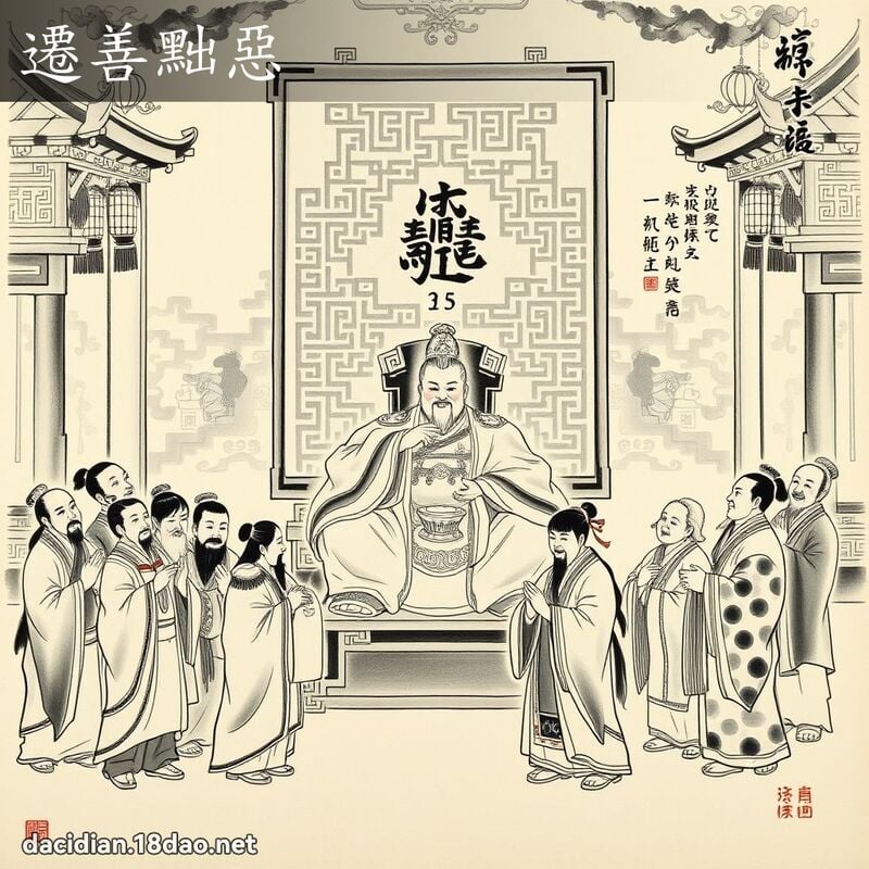 遷善黜惡 配图