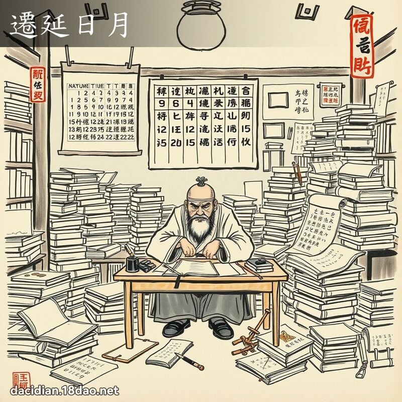 遷延日月 配图