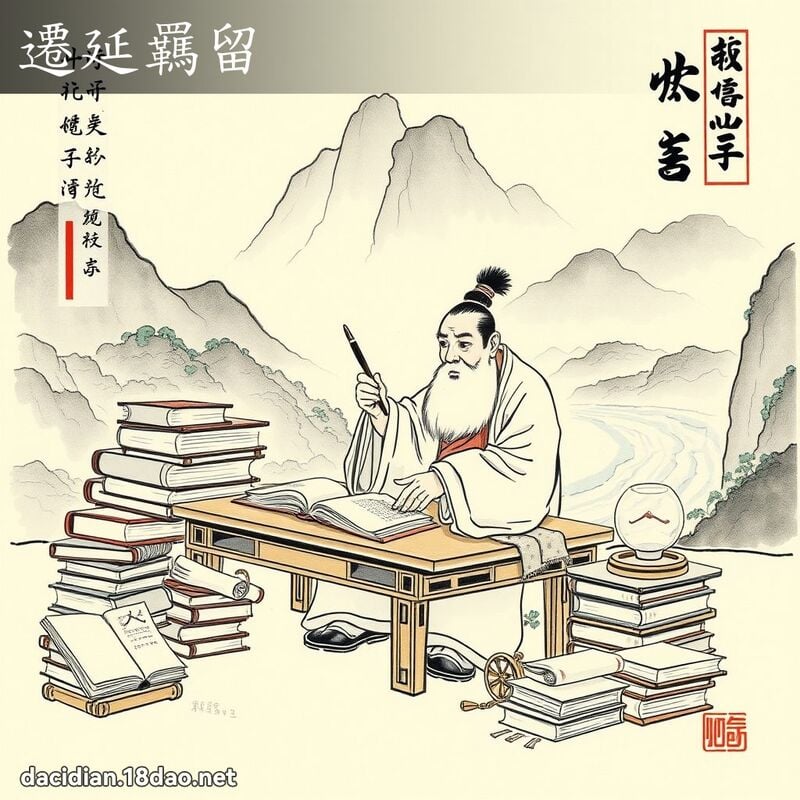 遷延羈留 配图