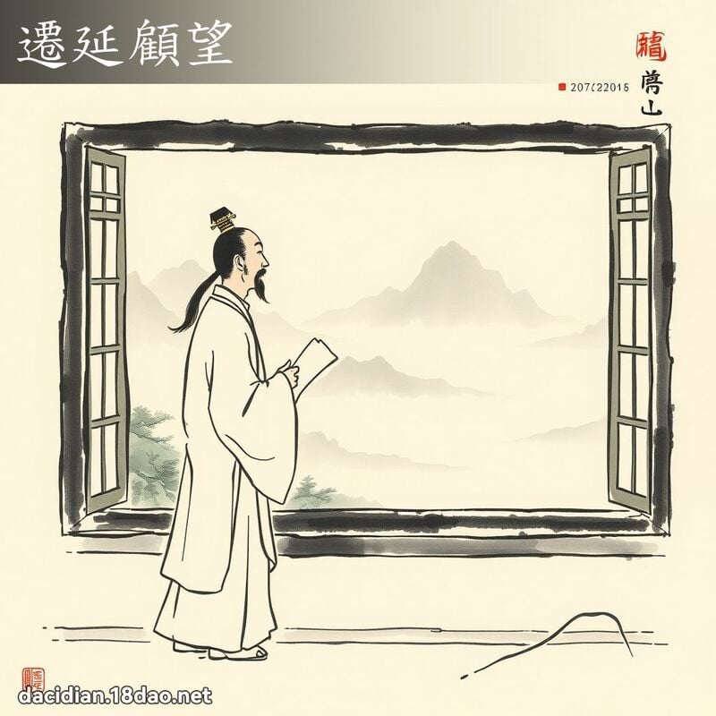 遷延顧望 配图