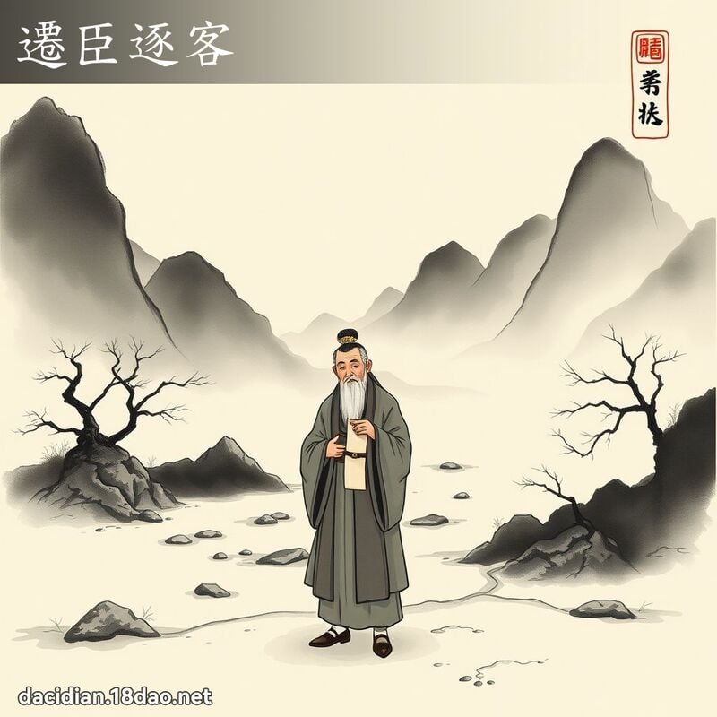 遷臣逐客 配图