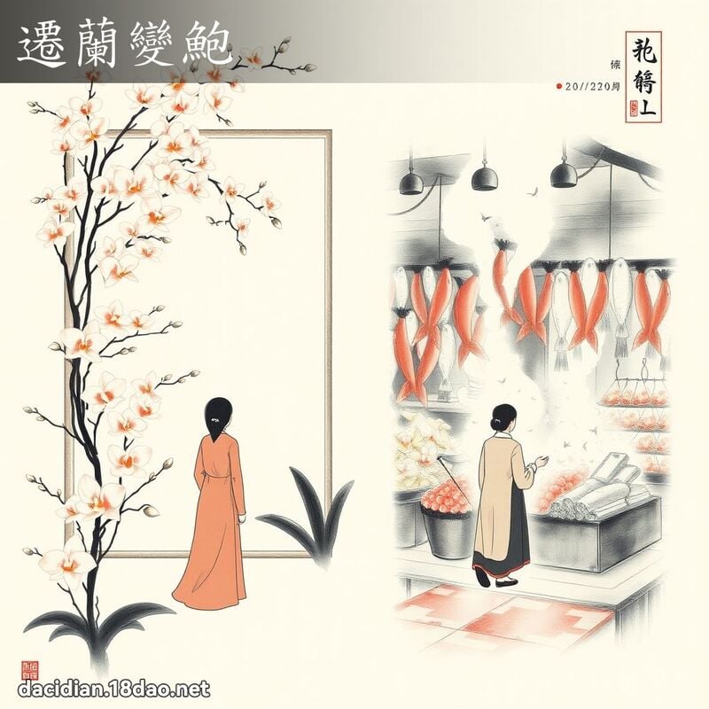 遷蘭變鮑 配图