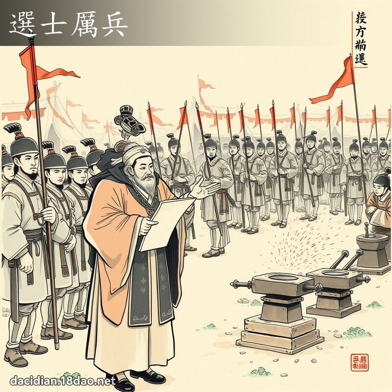 選士厲兵 配图