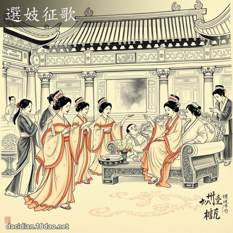 選妓征歌 配图