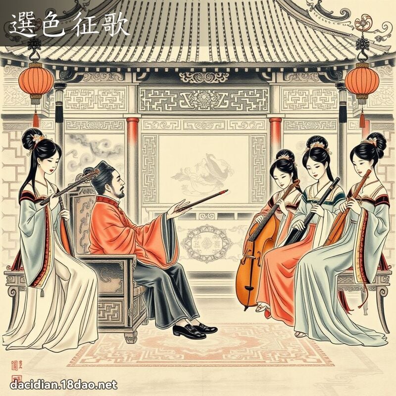 選色征歌 配图
