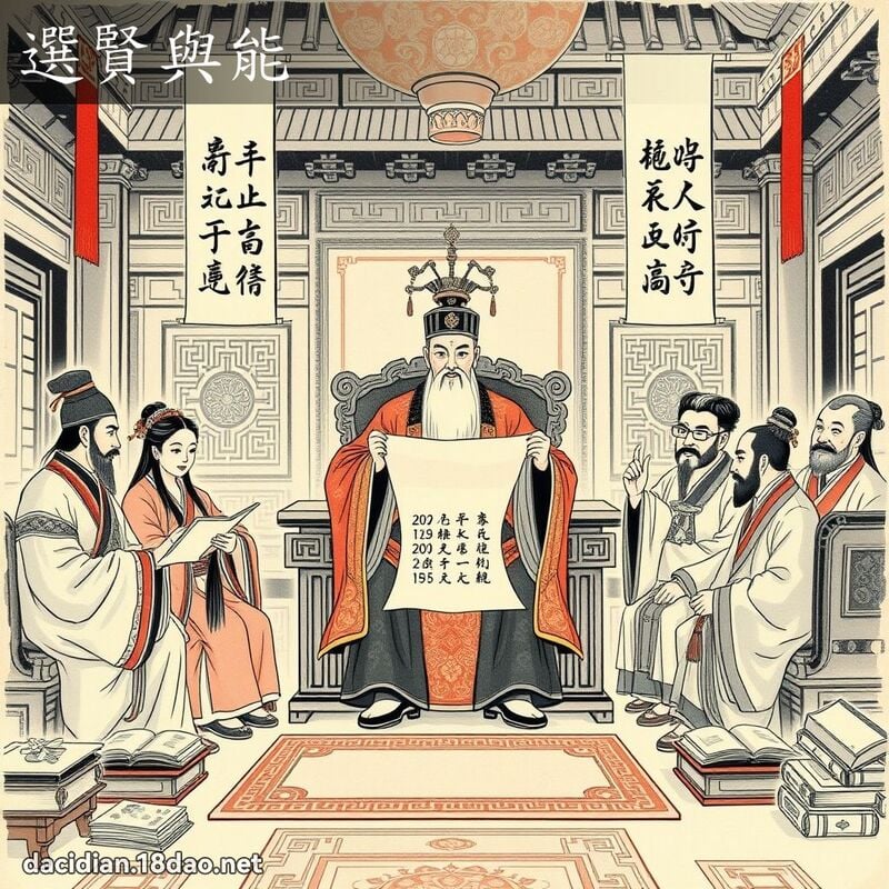 選賢與能 配图