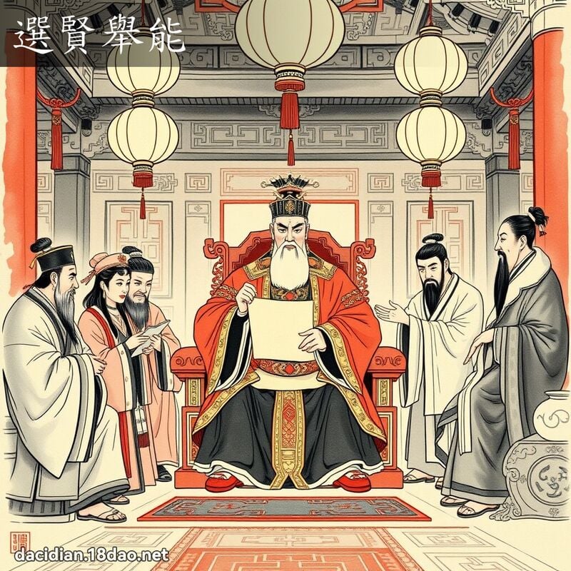 選賢舉能 配图