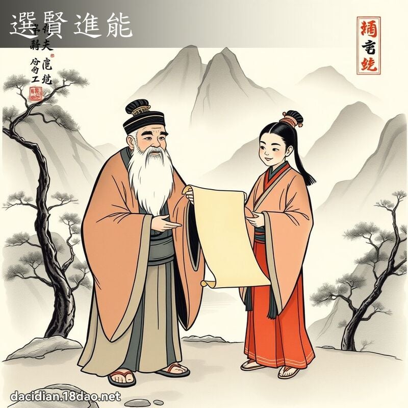 選賢進能 配图