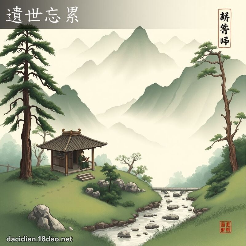 遺世忘累 配图