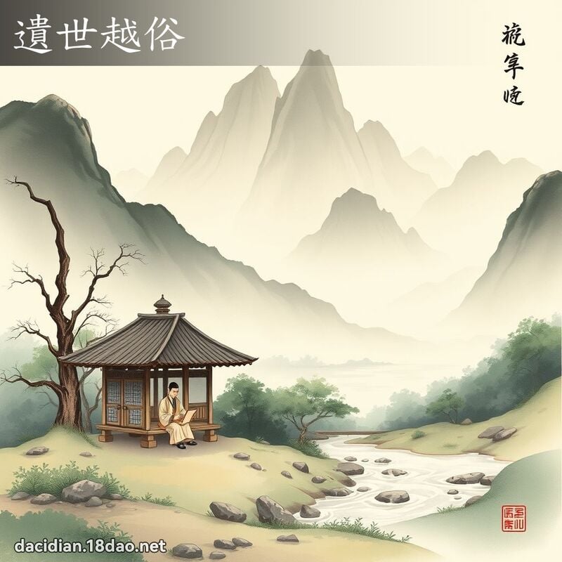 遺世越俗 配图