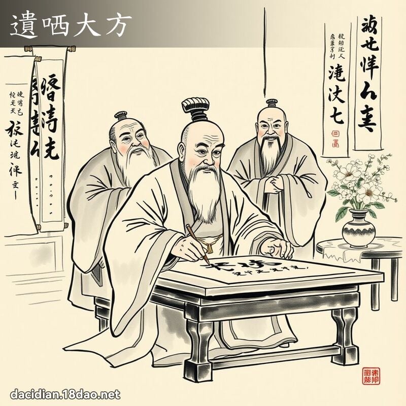 遺哂大方 配图