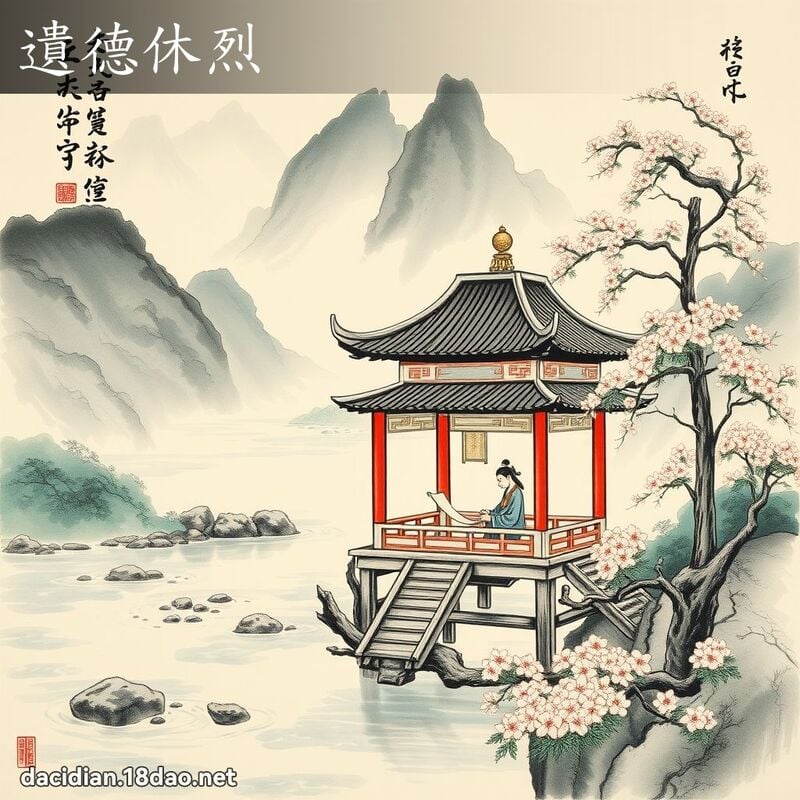 遺德休烈 配图