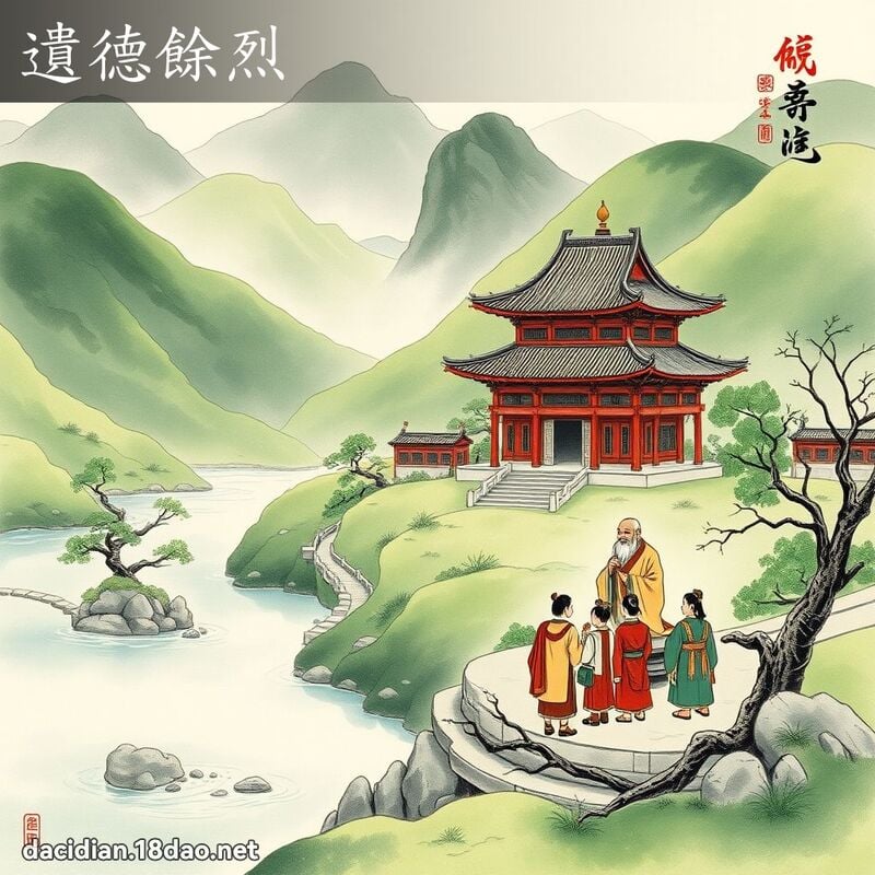 遺德餘烈 配图
