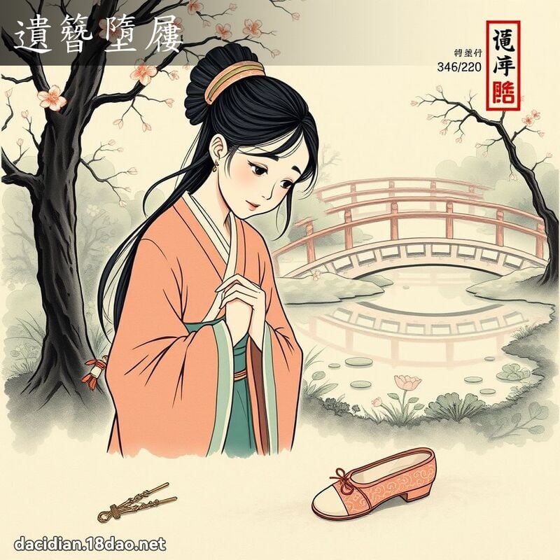 遺簪墮屨 配图