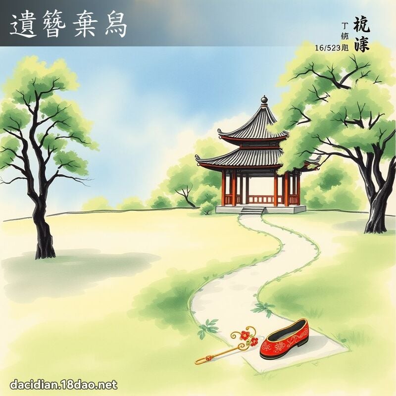 遺簪棄舄 配图