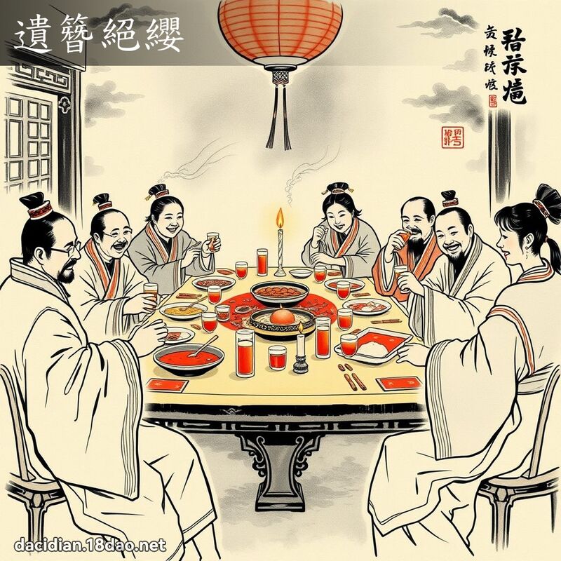遺簪絕纓 配图