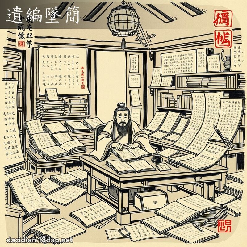 遺編墜簡 配图