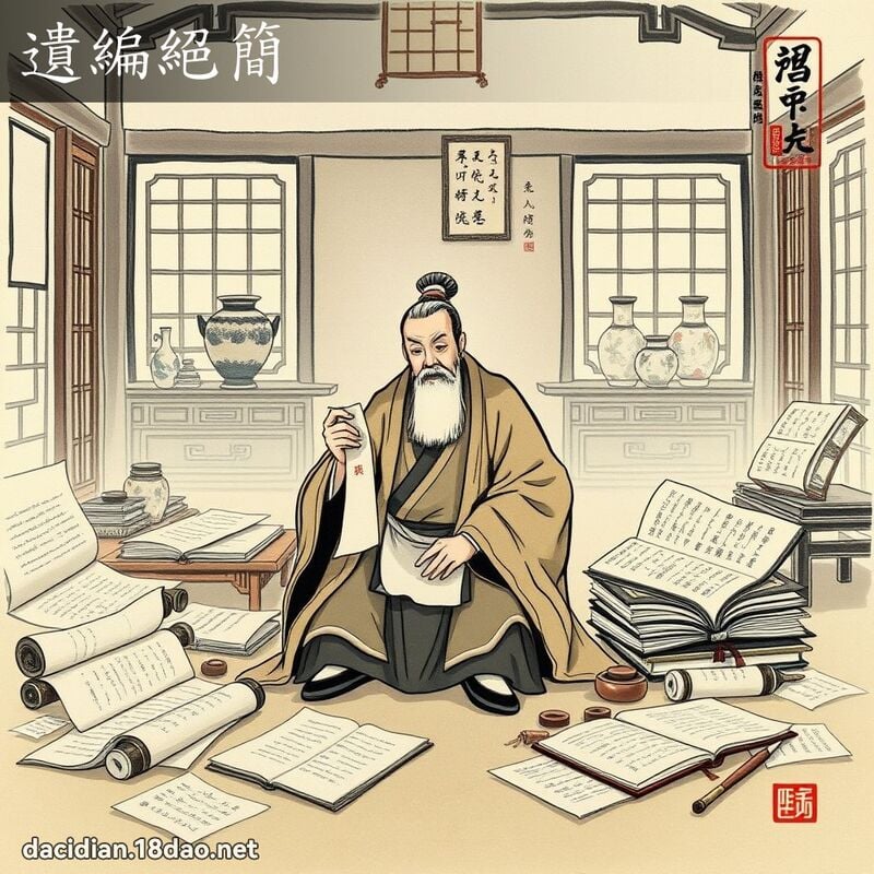 遺編絕簡 配图