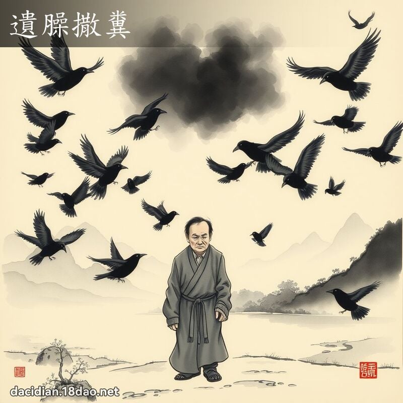 遺臊撒糞 配图