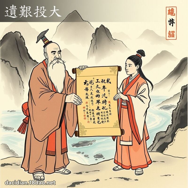 遺艱投大 配图