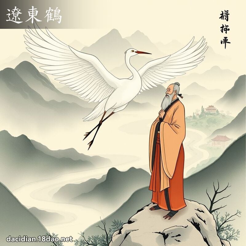 遼東鶴 配图