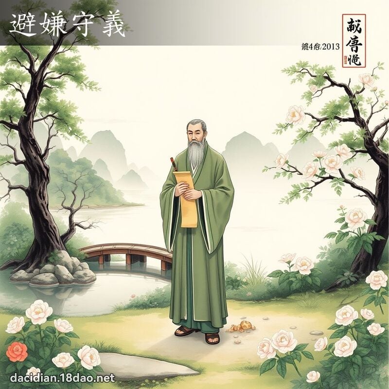 避嫌守義 配图