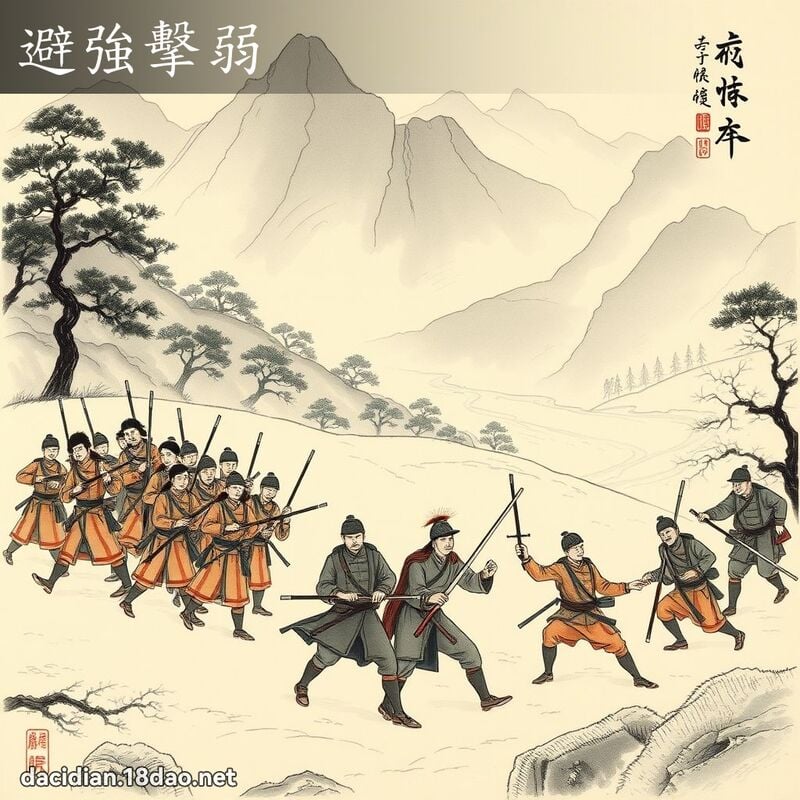 避強擊弱 配图