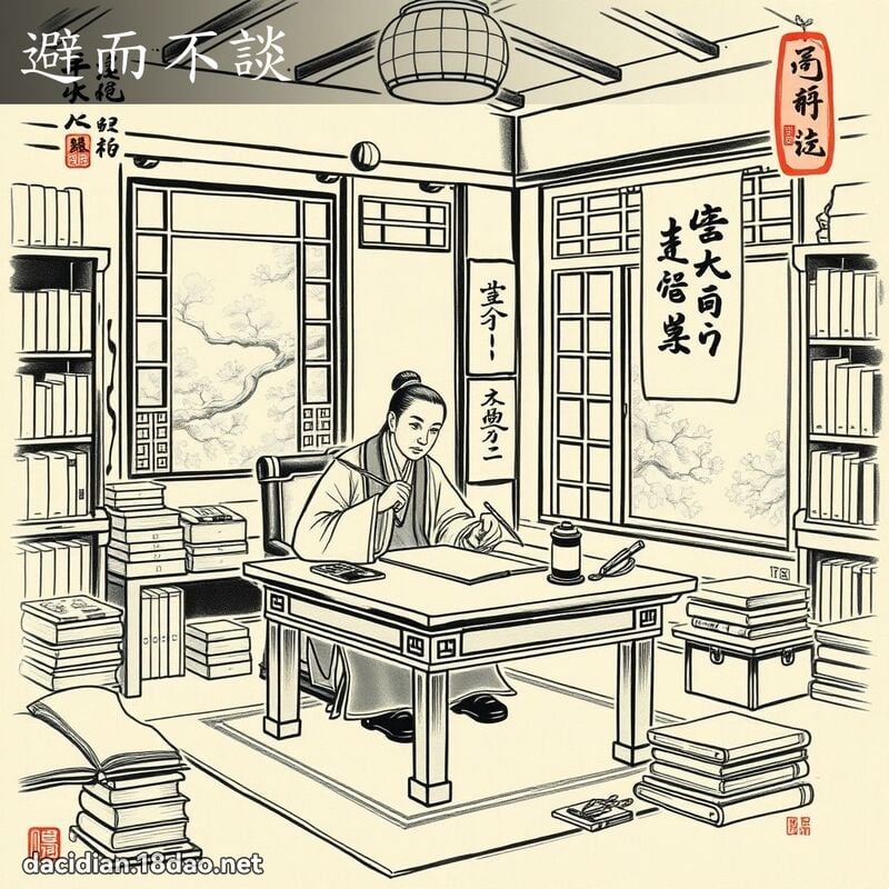 避而不談 配图