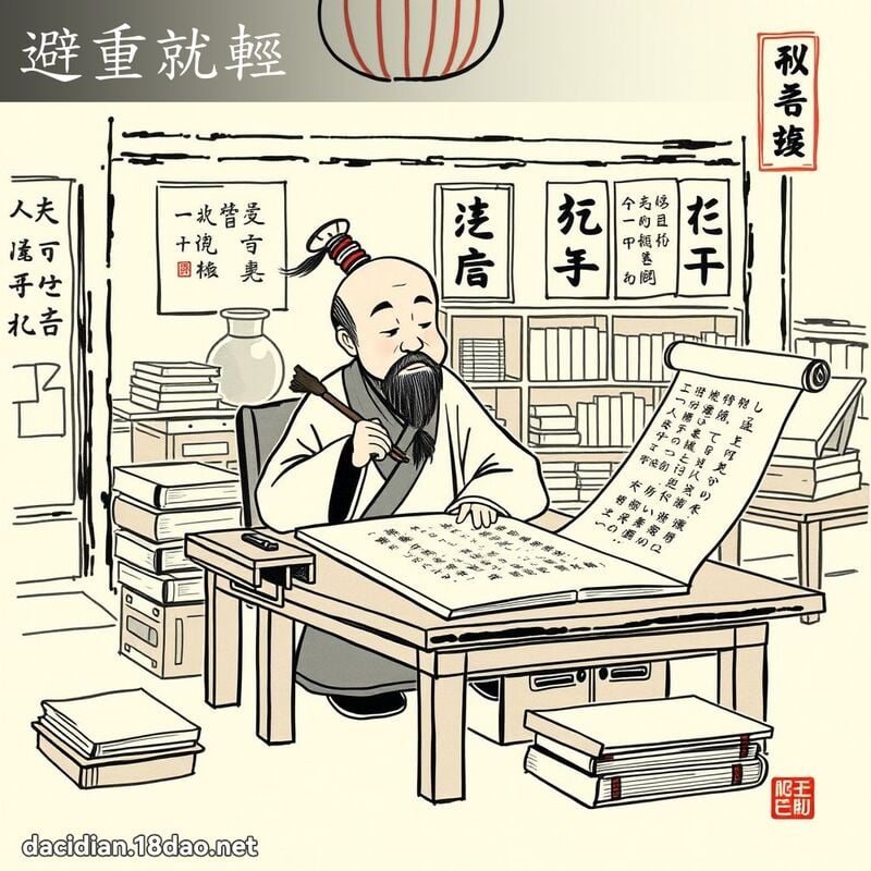 避重就輕 配图