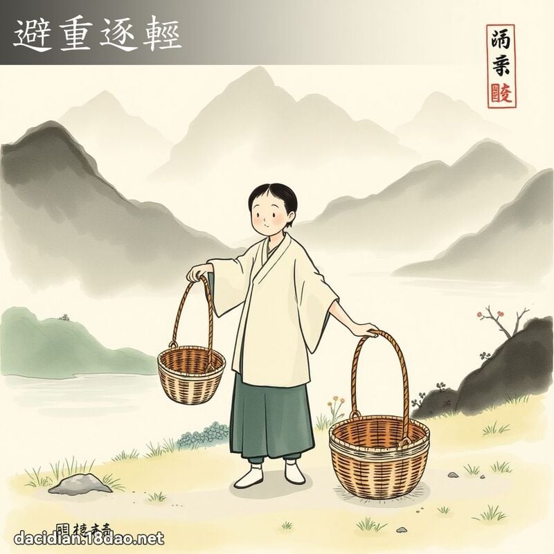 避重逐輕 配图
