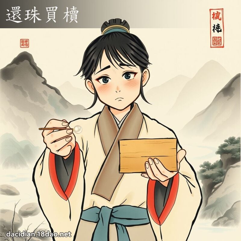 還珠買櫝 配图