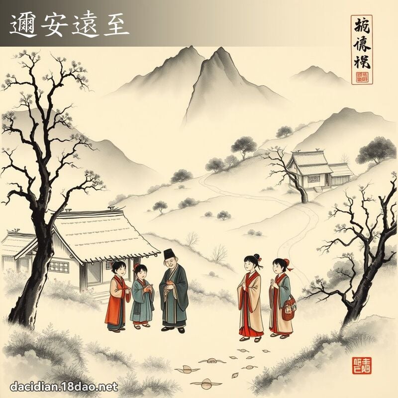 邇安遠至 配图