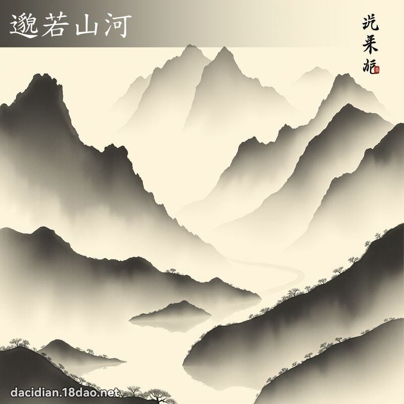 邈若山河 配图