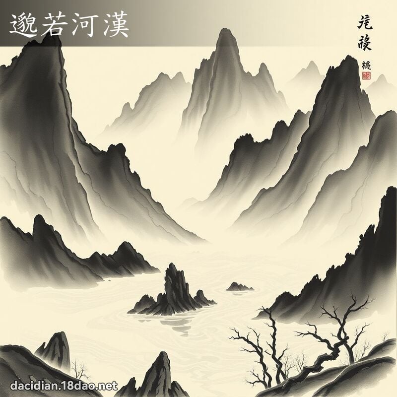 邈若河漢 配图