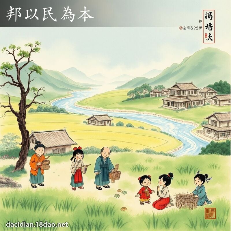 邦以民為本 配图