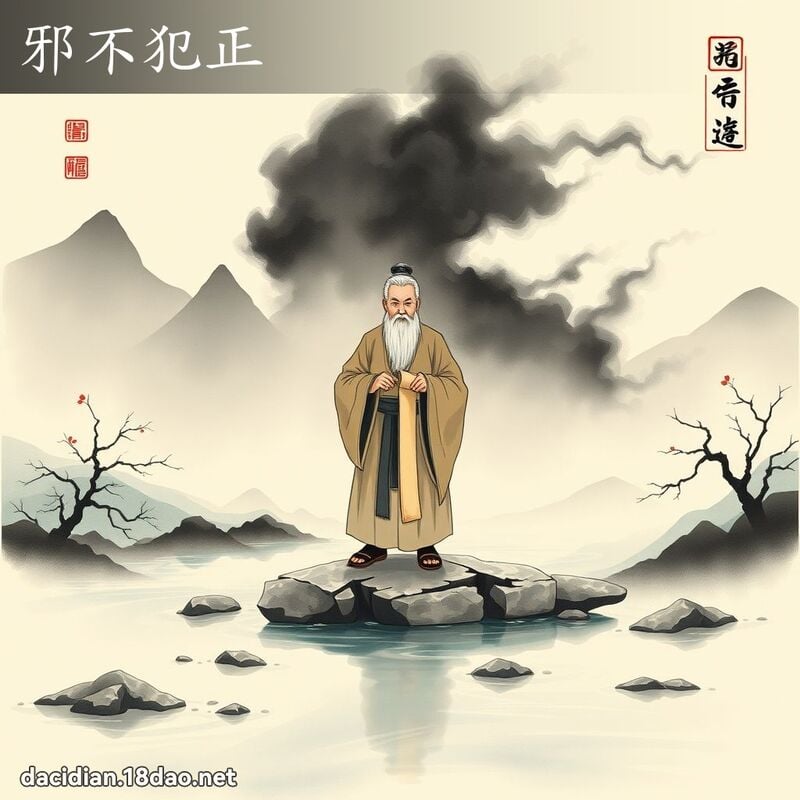 邪不犯正 配图