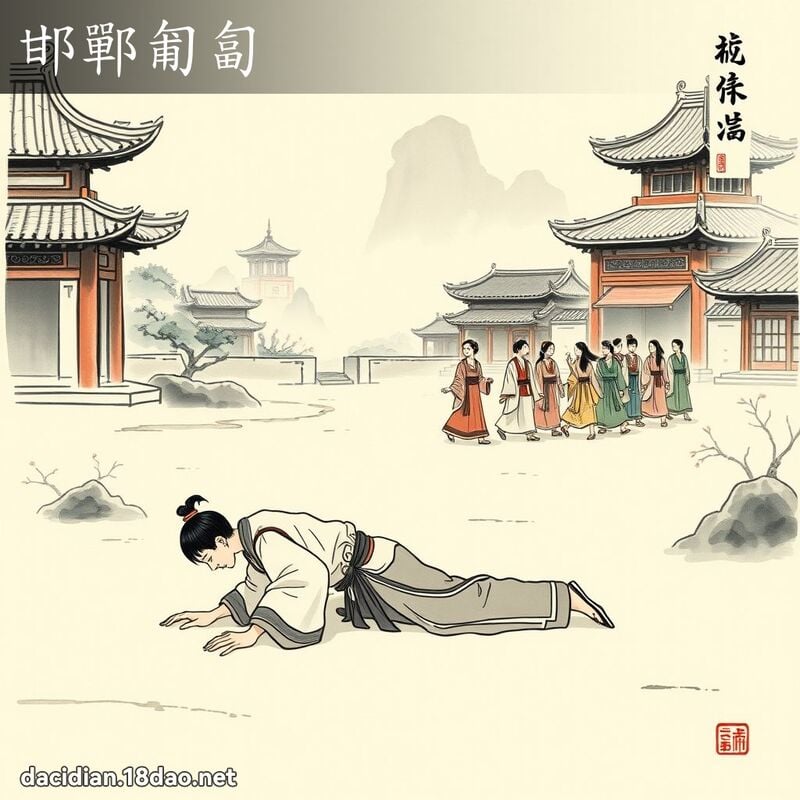 邯鄲匍匐 配图