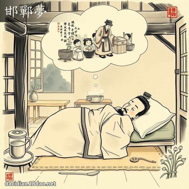 邯鄲夢 配图