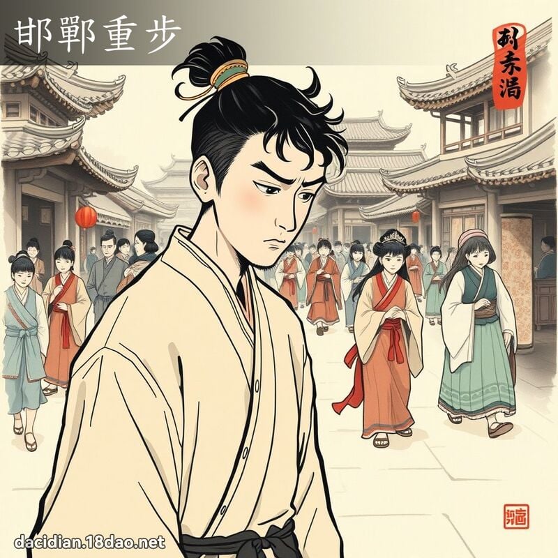 邯鄲重步 配图