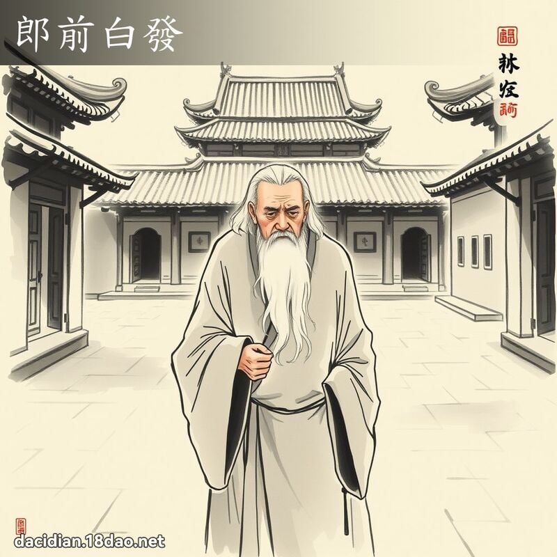 郎前白發 配图