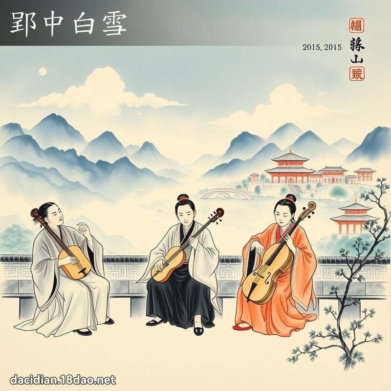 郢中白雪 配图